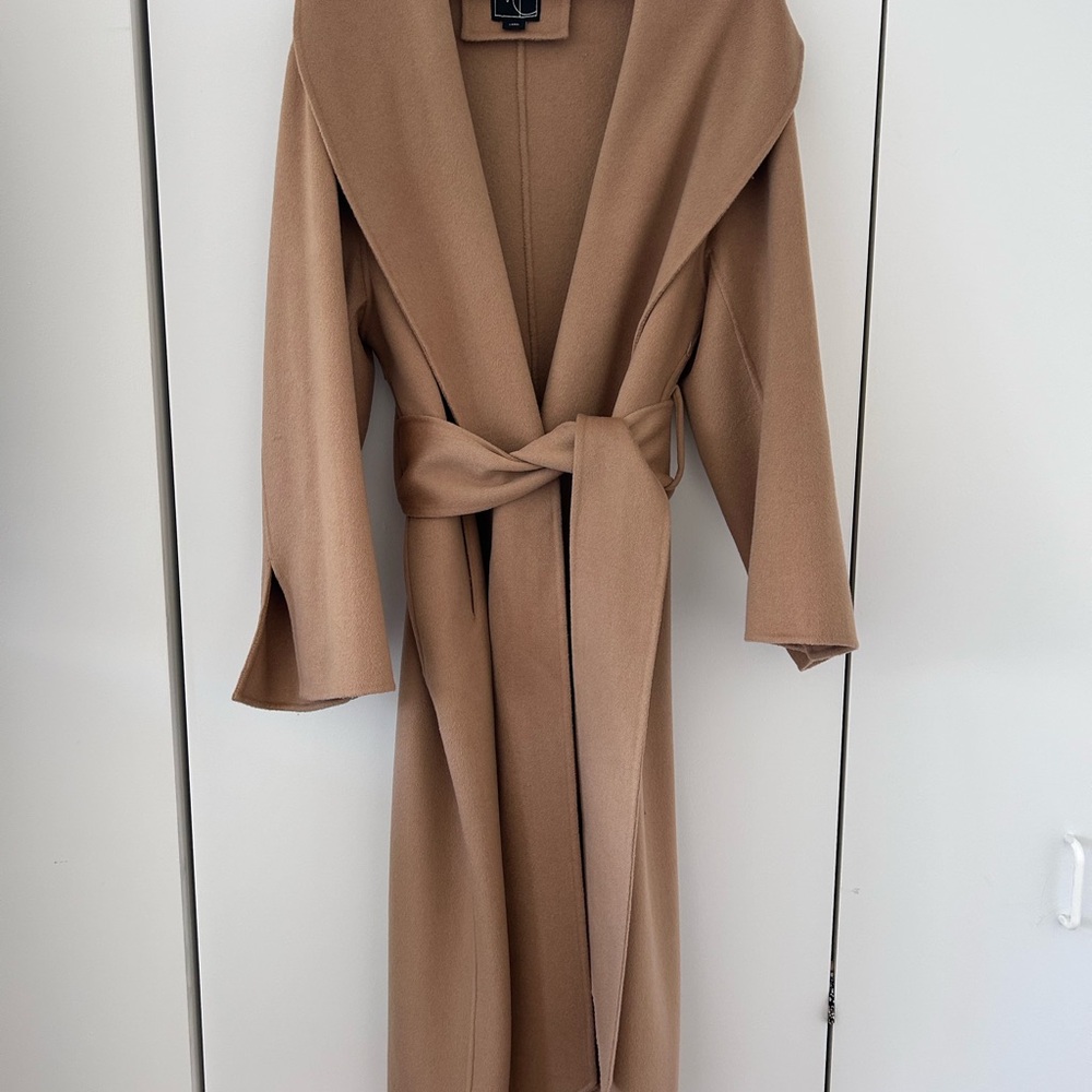 Grace Wrap Wool Coat - image 15